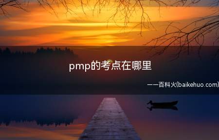 pmp的考点在哪里(拓展:pmp考试费用多少)