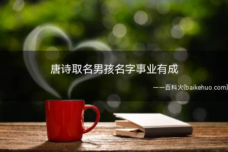 唐诗取名男孩名字事业有成(出自唐诗且希望男孩事业有成的名字)