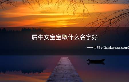 属牛女宝宝取什么名字好(牛年女宝宝取什么名字好)