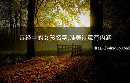 诗经中的女孩名字,唯美诗意有内涵（诗经中的女孩名字,唯美诗意有内涵的名字大全）