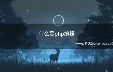 什么是php编程（什么是php编程拓展:PHP有什么用）