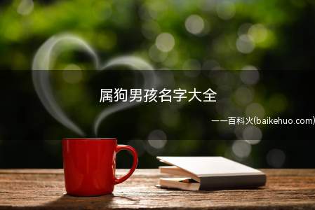 属狗男孩名字大全(免费属狗的男孩名字大全)