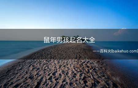 鼠年男孩起名大全(如何给鼠年出生的男孩起名)