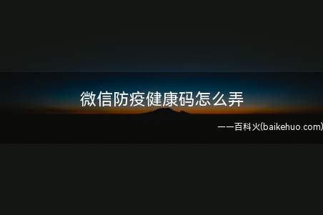 微信防疫健康码怎么弄(华为nova 5 Pro系统)