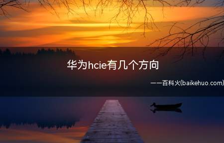 华为hcie有几个方向