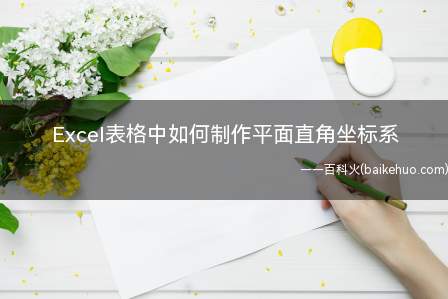 Excel表格中如何制作平面直角坐标系