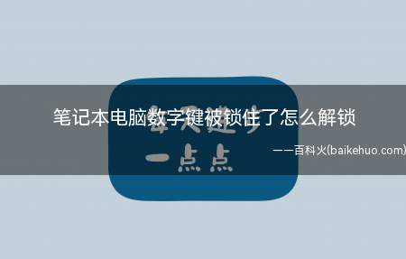 笔记本电脑数字键被锁住了怎么解锁（ASUS S340MC系统）