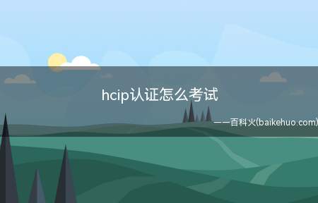 hcip认证怎么考试