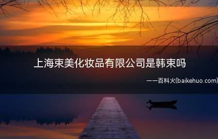 上海束美化妆品有限公司是韩束吗