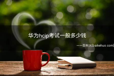 华为hcip考试一般多少钱