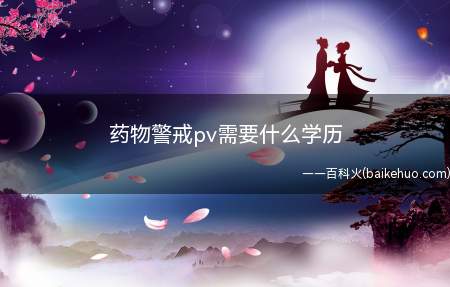 药物警戒pv需要什么学历