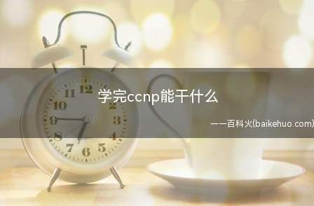 学完ccnp能干什么
