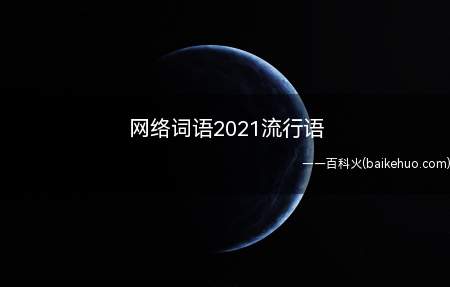网络词语2021流行语