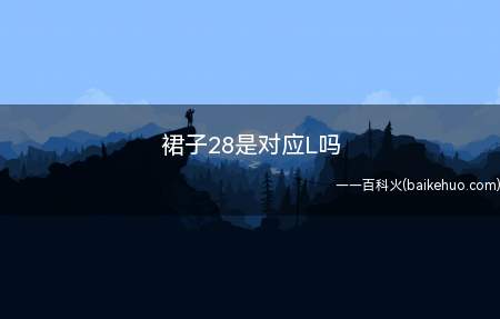 裙子28是对应L吗(裙子28是对应L吗让我们一起来了解下)