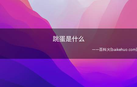 跳蛋是什么(跳蛋是什么让我们一起了解一下吧)