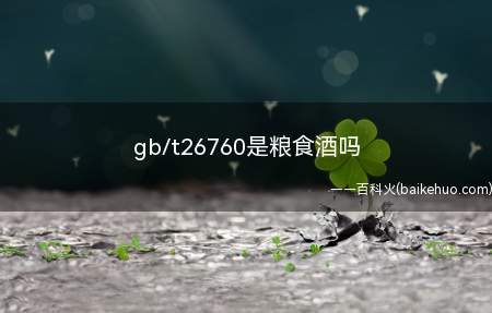 gb/t26760是粮食酒吗