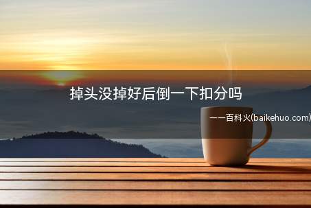掉头没掉好后倒一下扣分吗