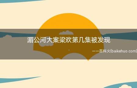 湄公河大案梁欢是第22集被发现的,高原突然想起自己曾将高野的