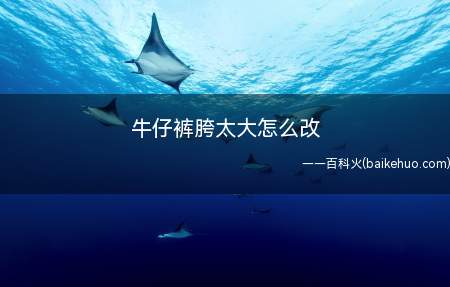 牛仔裤胯太大怎么改(牛仔裤胯太大怎么改第一步)