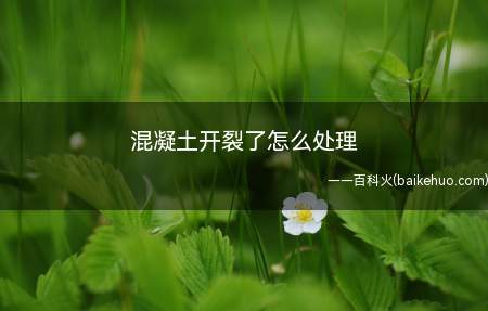 混凝土开裂了怎么处理(表面处理法:包括表面涂抹和表面贴补法)