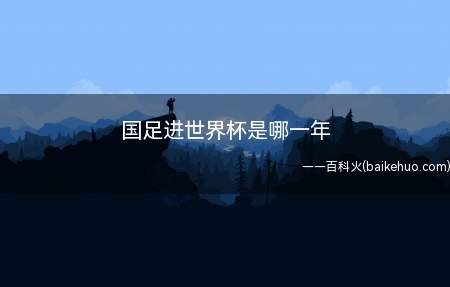 国足进世界杯是哪一年