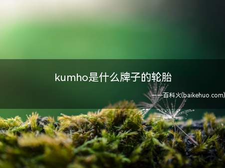 kumho是什么牌子的轮胎