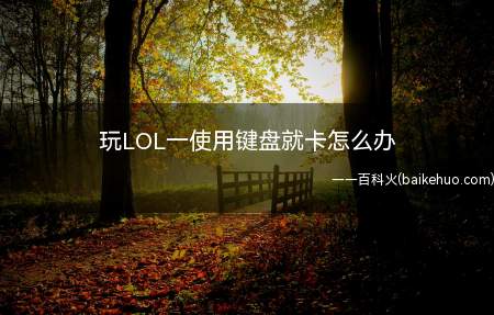 玩LOL一使用键盘就卡怎么办(LOL游戏出现延迟和卡顿怎么办)