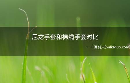 尼龙手套和棉线手套对比(尼龙手套和棉线手套的区别)