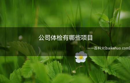 公司体检有哪些项目(公司体检项目:血尿常规检查)