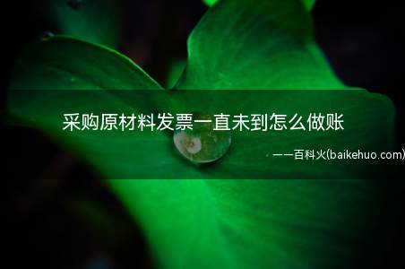 企业采购原材料时发票未到,将款项计入暂估,其会计分录为:原材