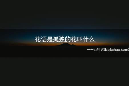 千屈菜的花语是孤独,它主要生长在沼泽或者河流的岸边
