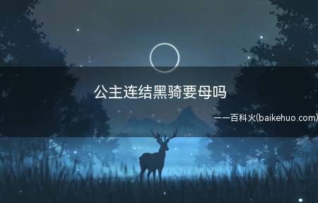 公主连结黑骑要母吗（黑骑本身的实力还是非常出色的）
