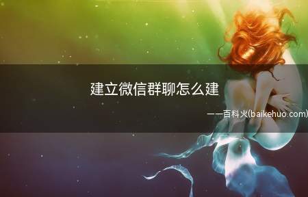 建立微信群聊怎么建(演示机型:华为mate30,适用系统:EMUI10.1)