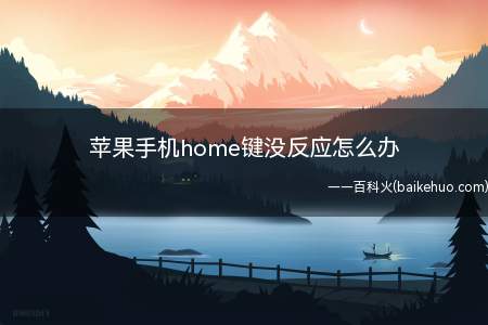 苹果手机home键没反应怎么办(苹果手机的Home键点击没有反应怎么办)