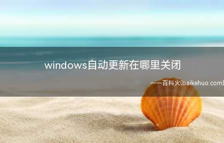 windows自动更新在哪里关闭（华为MateBook X系统）