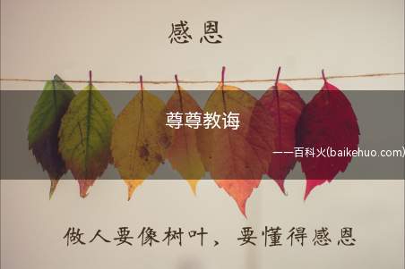 尊尊教诲(庆祝刘伯承同志五十寿辰)