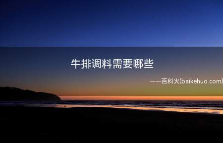 牛排调料需要黑胡椒、盐、橄榄油、黄油、洋葱、大蒜、芦笋,牛排