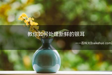 教你如何处理新鲜的银耳(如何处理买回来的新鲜银耳)