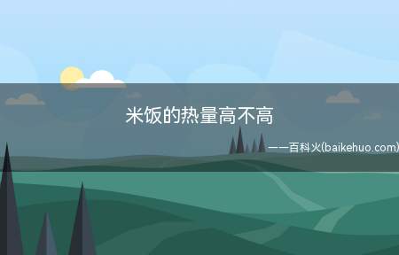 米饭的热量高不高