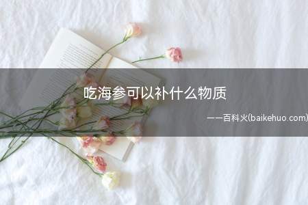 吃海参可以补什么物质(吃海参可以补充的物质)