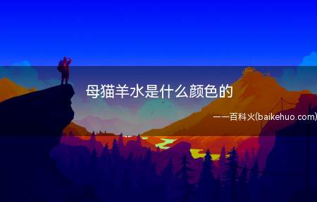 母猫羊水是什么颜色的（母猫的羊水是无色透明的）