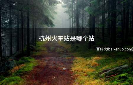 杭州火车站是哪个站(杭州火车站是指城站吗)