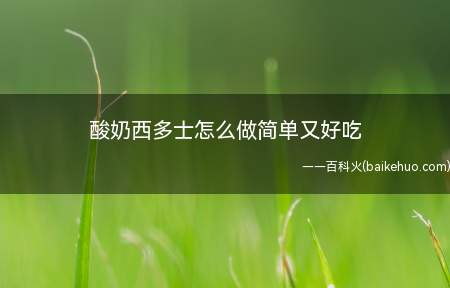 酸奶西多士怎么做简单又好吃(酸奶西多士火龙果切丁)