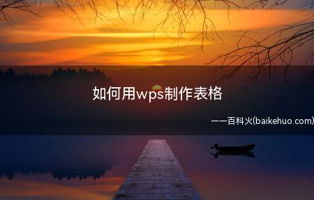如何用wps制作表格(wps在首页中新建表格)