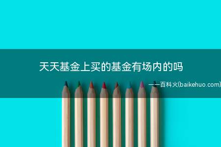 天天基金上买的基金有场内的吗(天天基金上买的基金没有场内的)