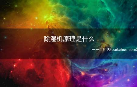 除湿机原理是什么(除湿机工作原理是什么)