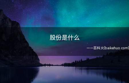 股份是什么(股份一般具有平等性、不可分性、可转让性等特点)