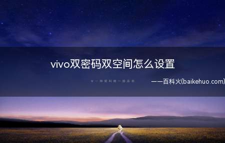 vivo双密码双空间怎么设置