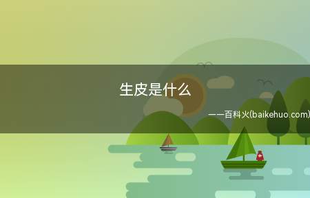 生皮是什么(制革原料皮常按防腐方法分类)