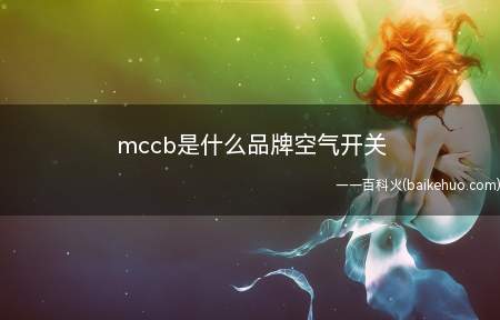 mccb是什么品牌空气开关（塑料外壳式断路器简称MCCB,不是品牌）